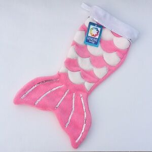 Pink Mermaid Christmas Stocking